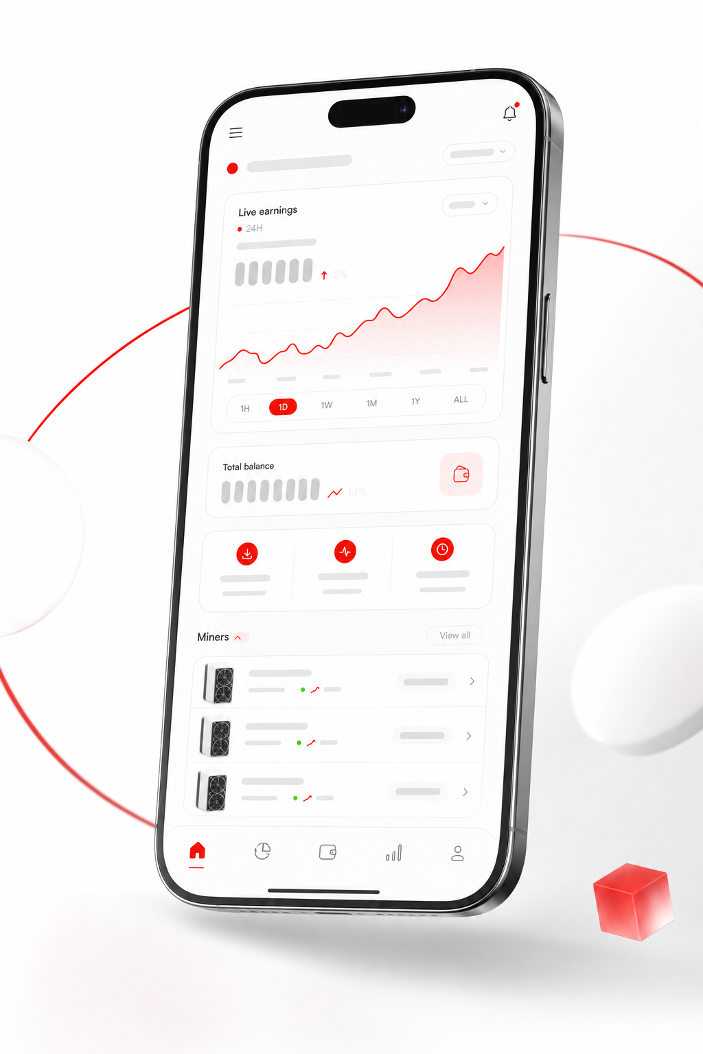 Bull Miners hosting dashboard app